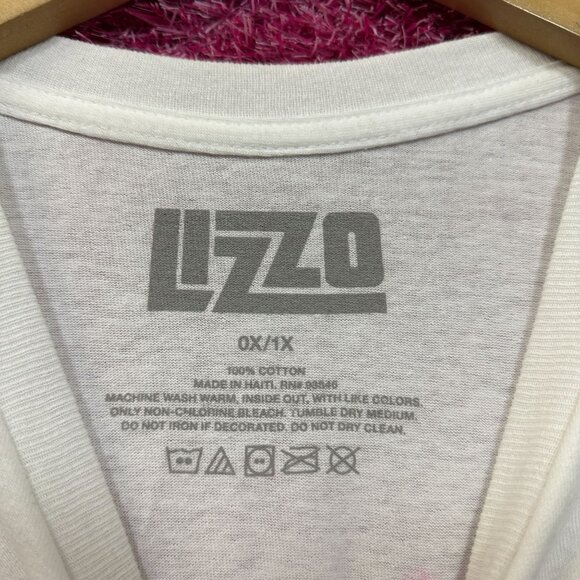 Lizzo oversized white Tee 0X/1X - Picture 4 of 4